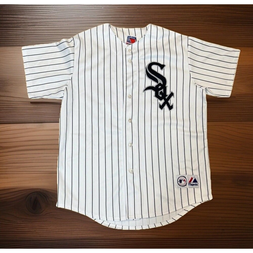 Chicago White Sox Jersey Jake Peavy #44 Majestic Authentic Home Men’s Size Large
